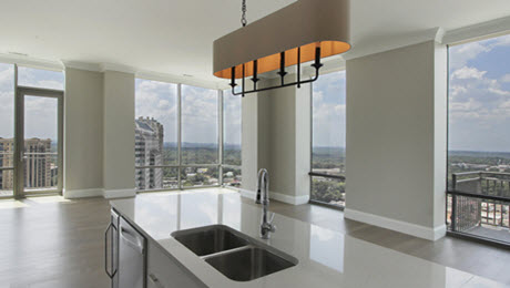 View from the Penthouse in The Residence, Atlanta